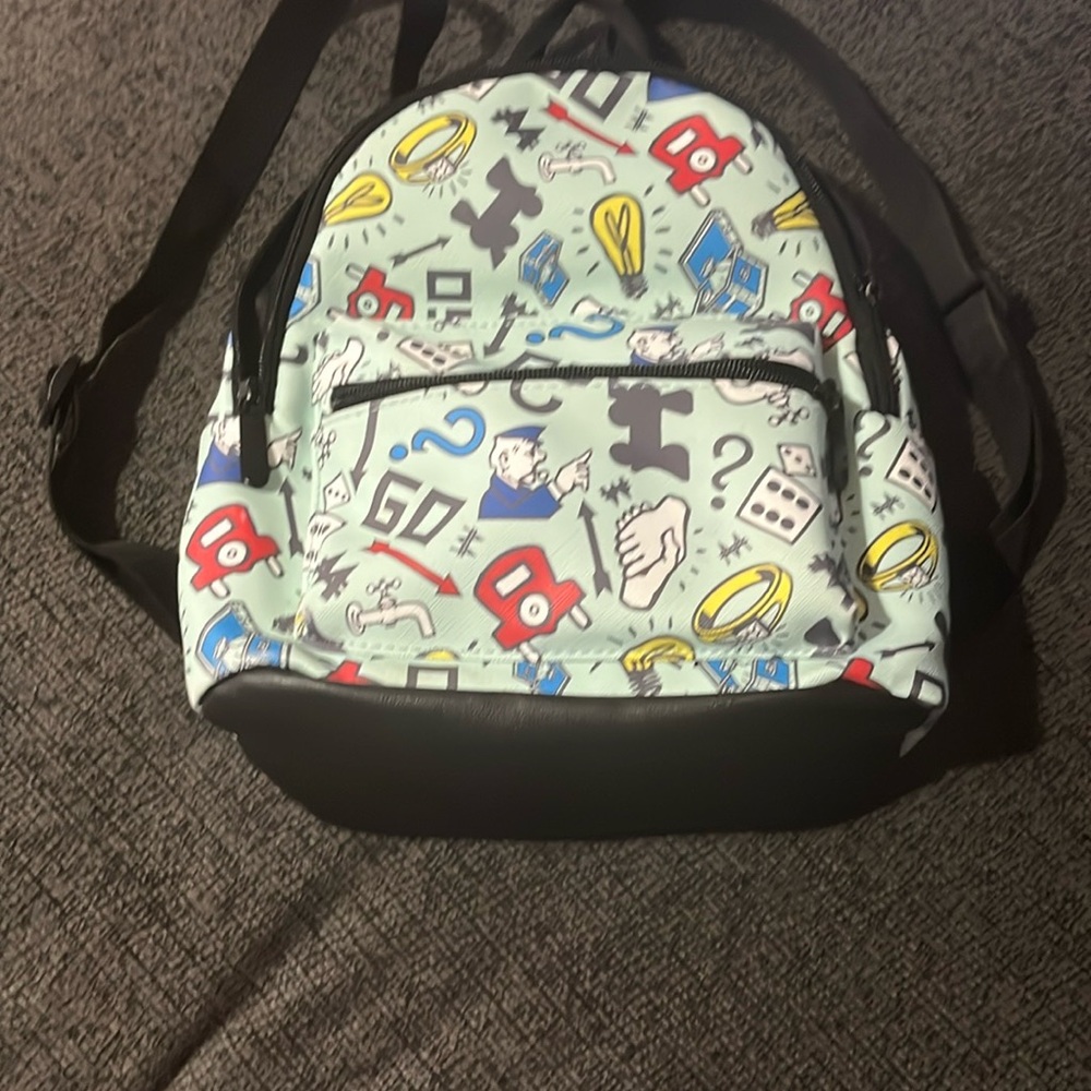 Hasbro monopoly Backpack with Design